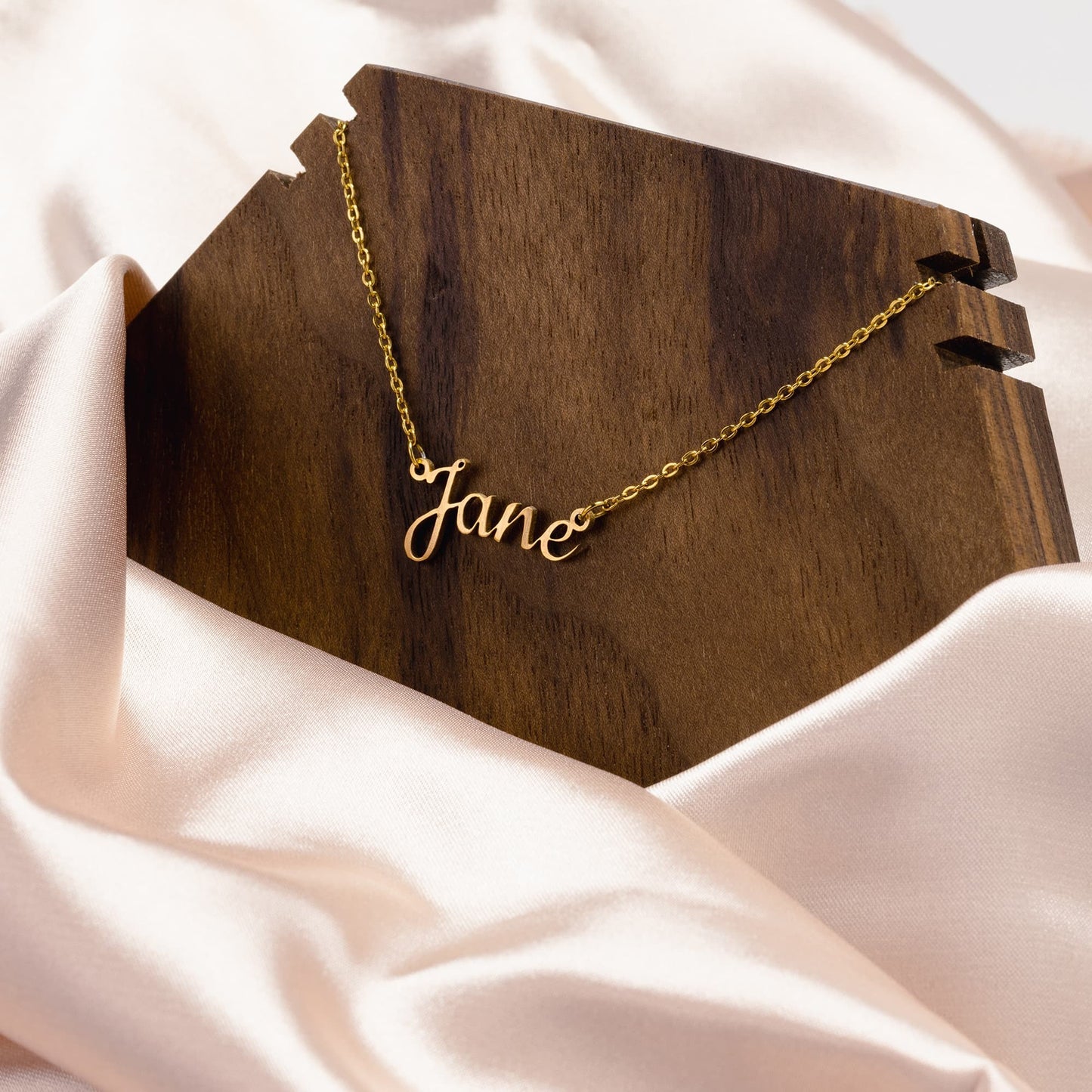 Custom Script Necklace
