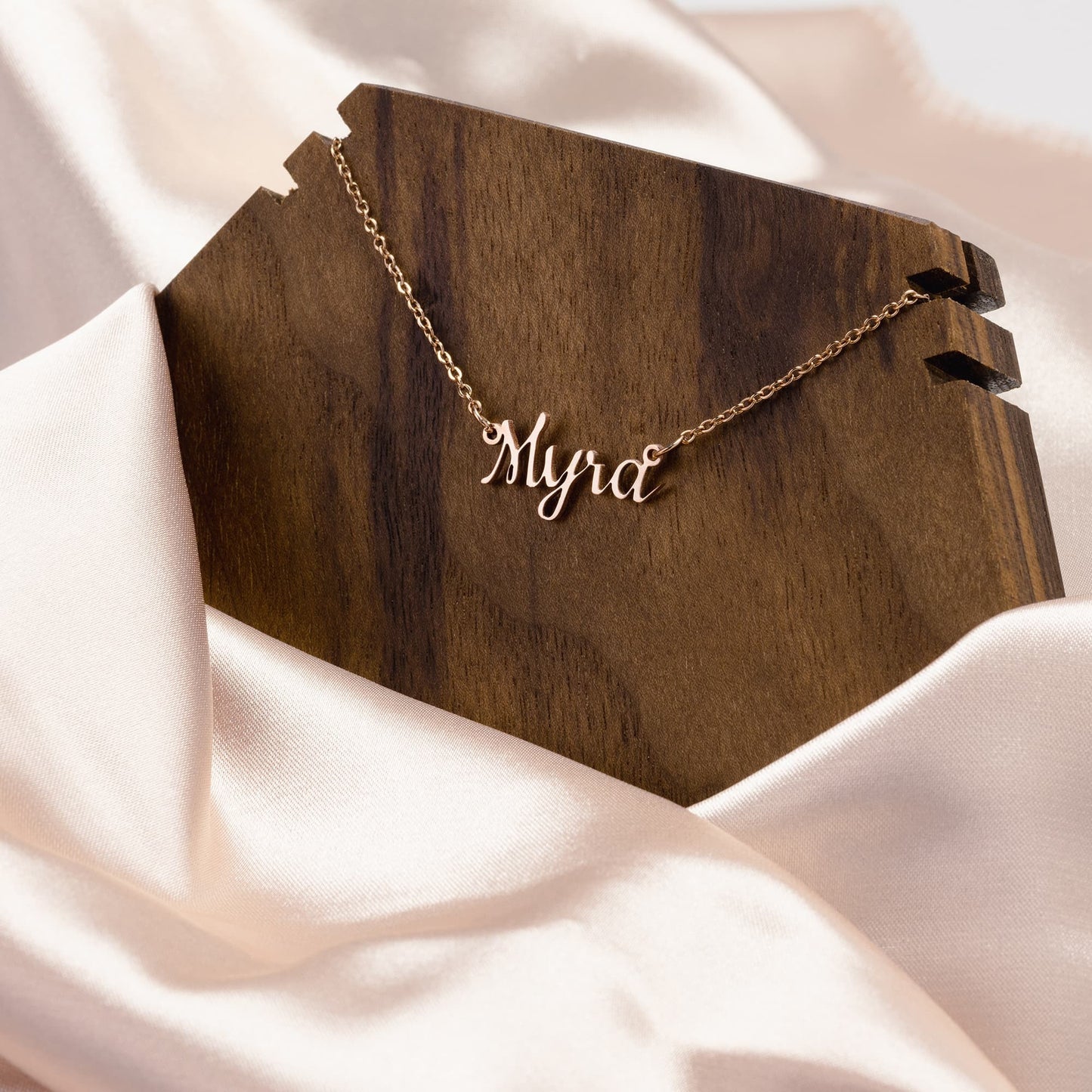 Custom Script Necklace