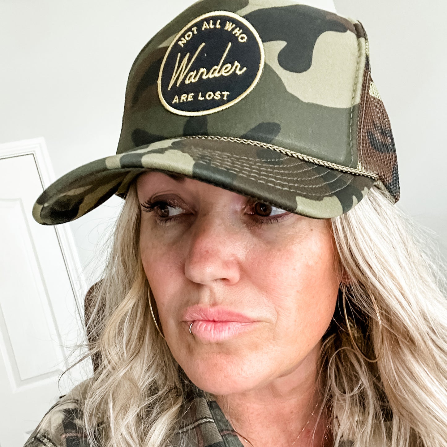 Not All Who Wander Trucker Hat
