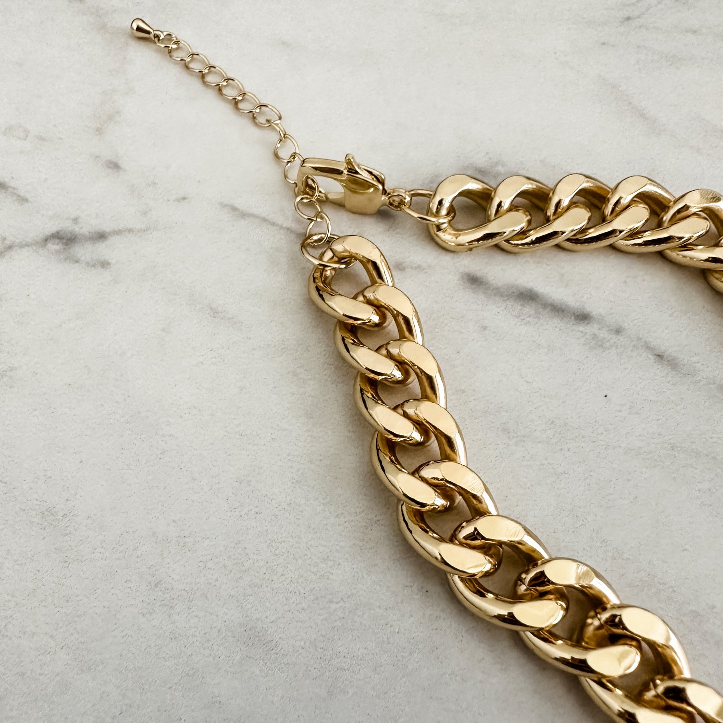 Chunk Chain Statement Necklace