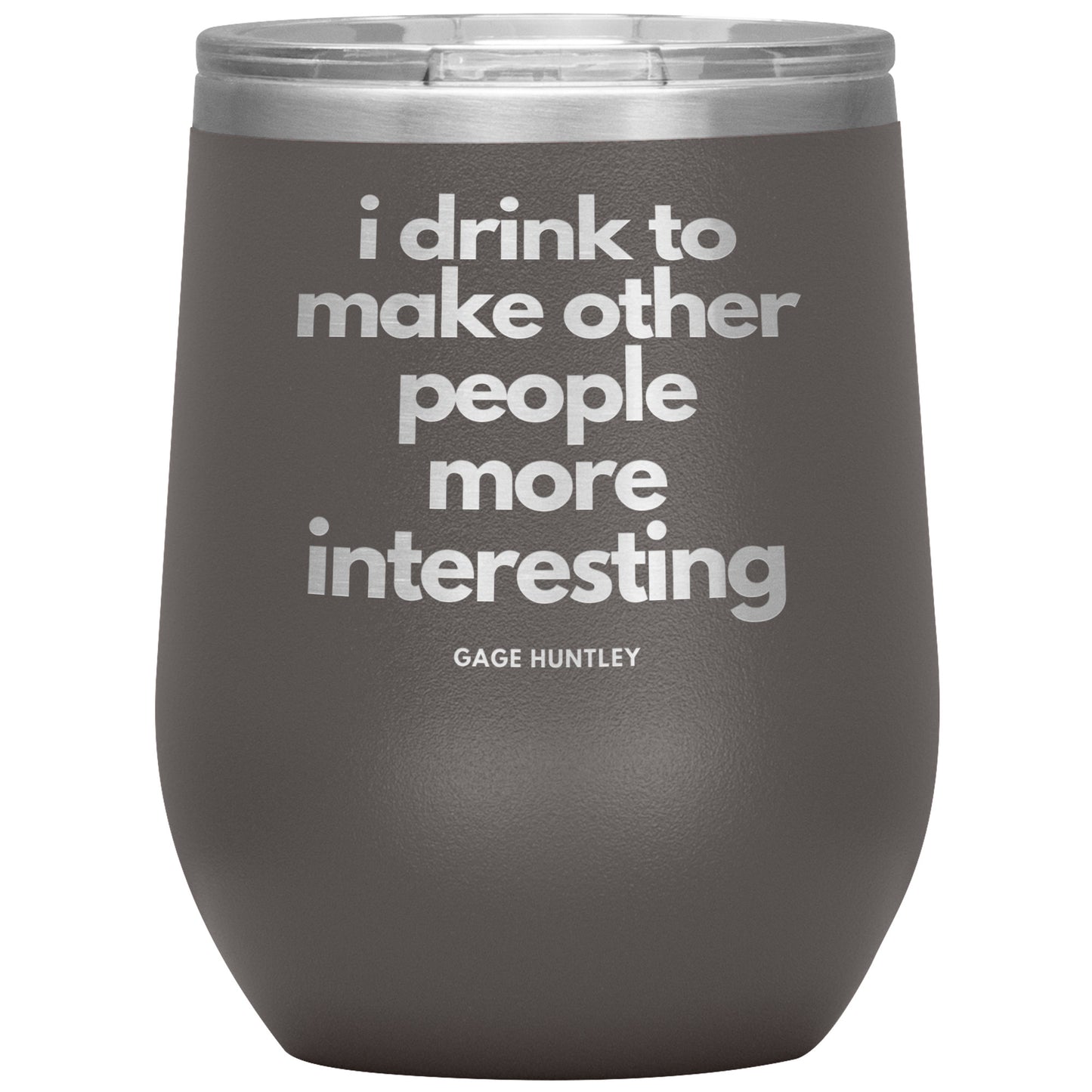 Interesting Wine Tumbler