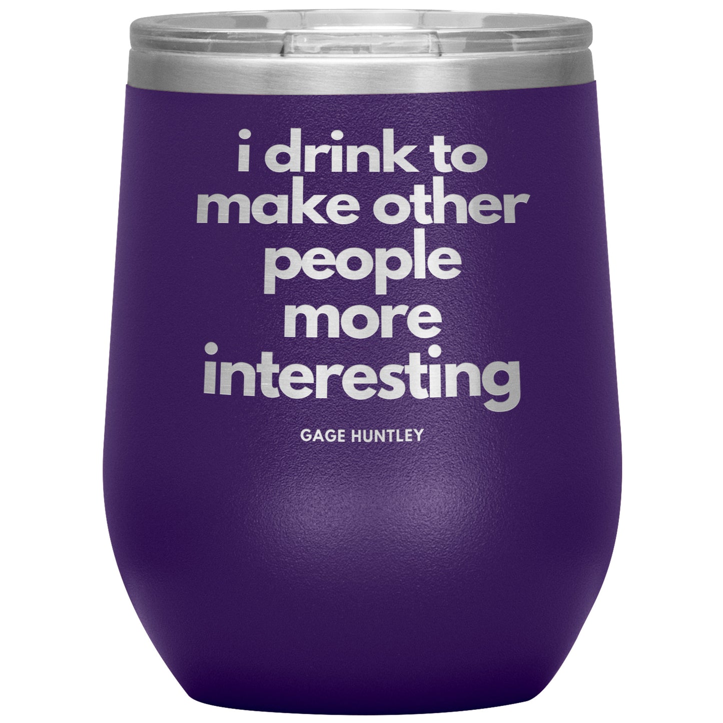 Interesting Wine Tumbler
