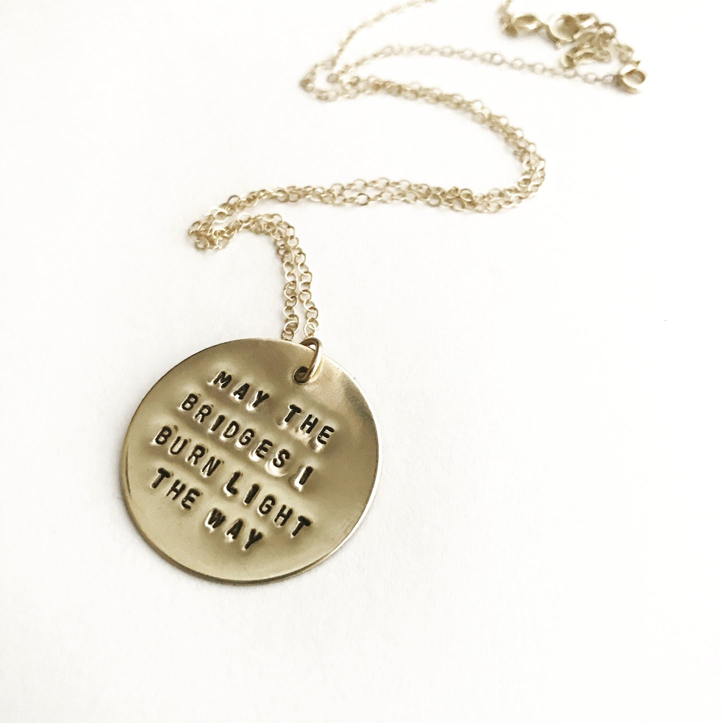 May The Bridges I Burn Necklace