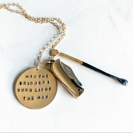Burn Baby Burn Charm Necklace