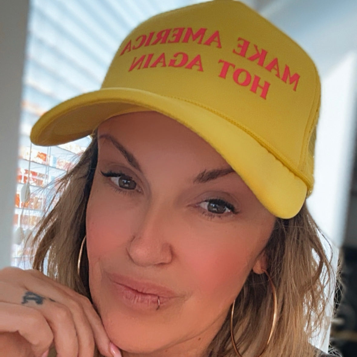 MAHA Trucker Hat- yellow or black