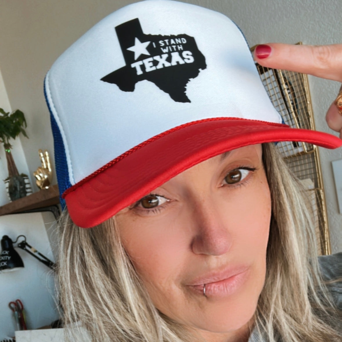 I Stand With TX Trucker Hat