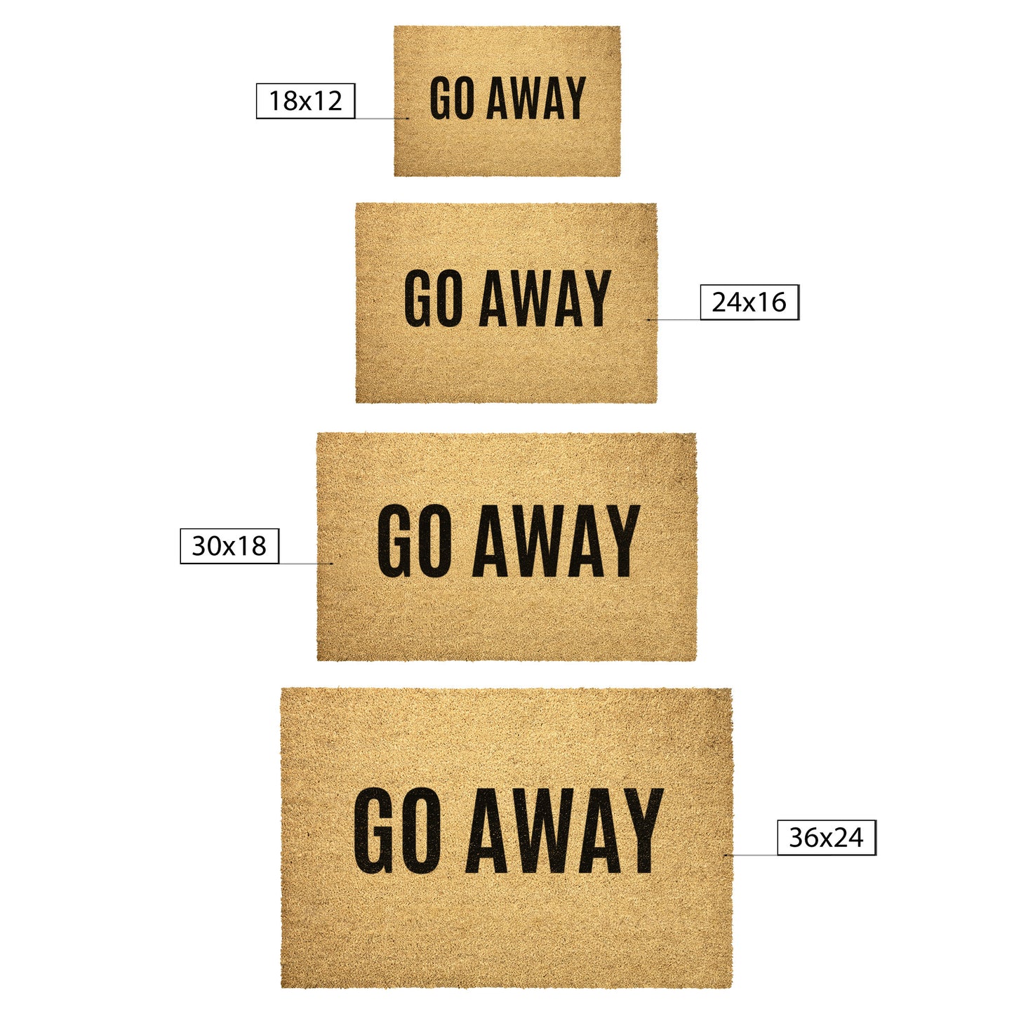 Go Away Doormat