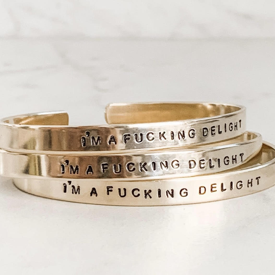 I'm a Delight Cuff Bracelet