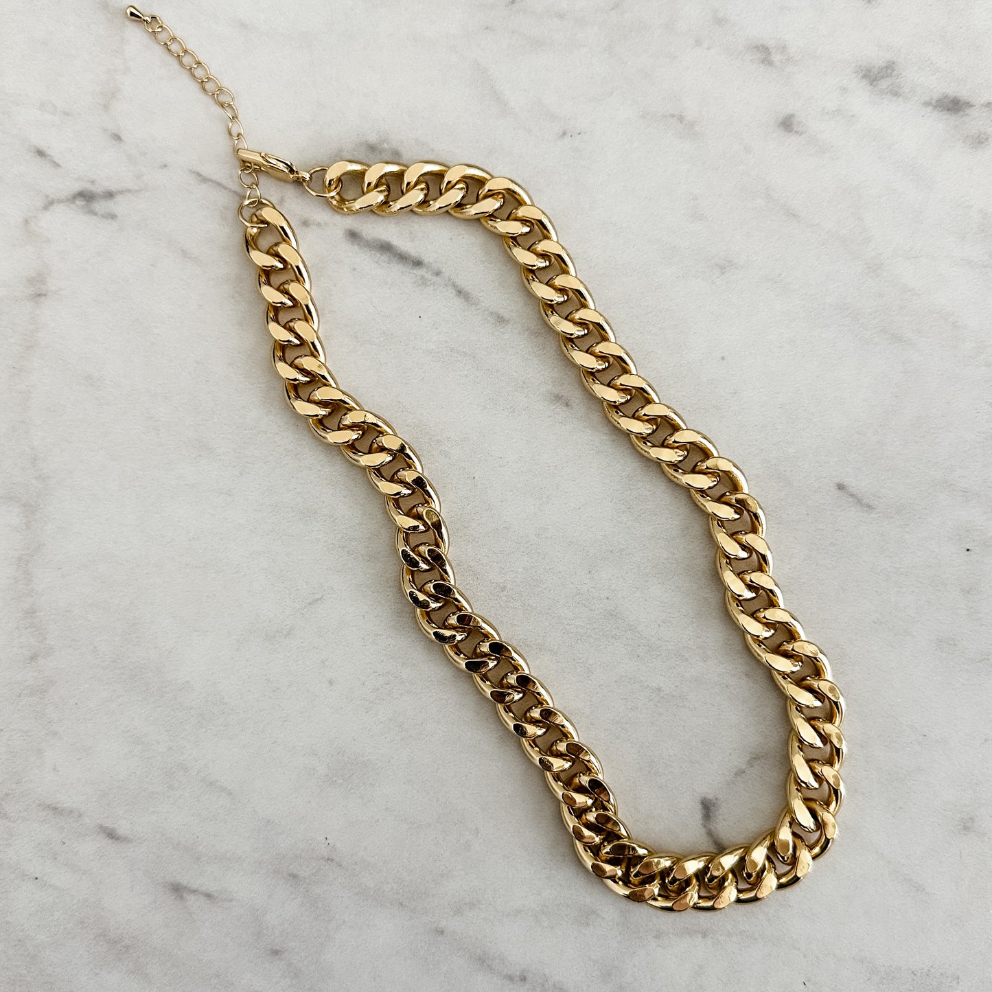 Chunk Chain Statement Necklace