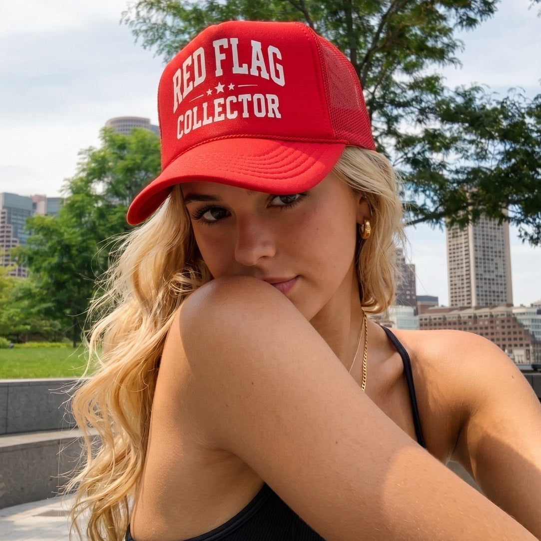 Red Flag Collector Trucker Hat
