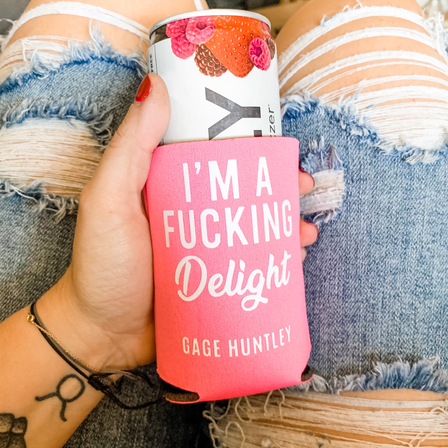I’m a delight- Can Holder (Pink)
